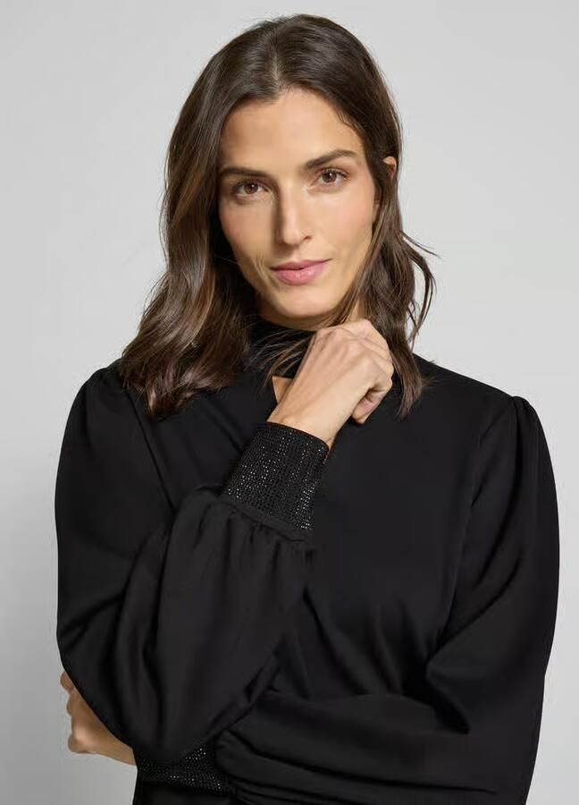 Monari Sweatshirt met opstaande kraag en cut-out - Foto 2