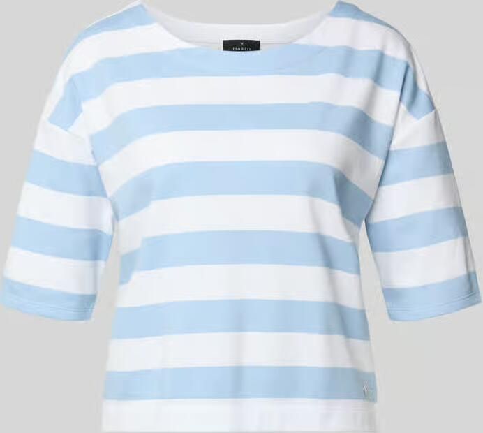 Monari Sweatshirt met streepmotief en 1 2-mouwen - Foto 2