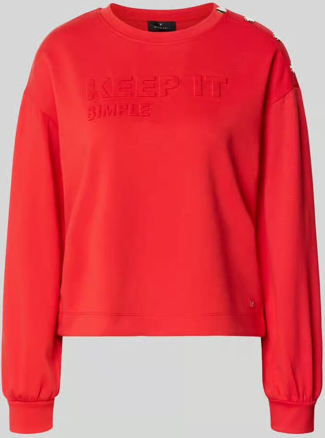 Monari Sweatshirt met viscose