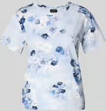 Monari T-shirt in all-over look met ronde hals