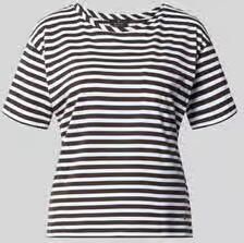 Monari T-shirt in all-over look met ronde hals