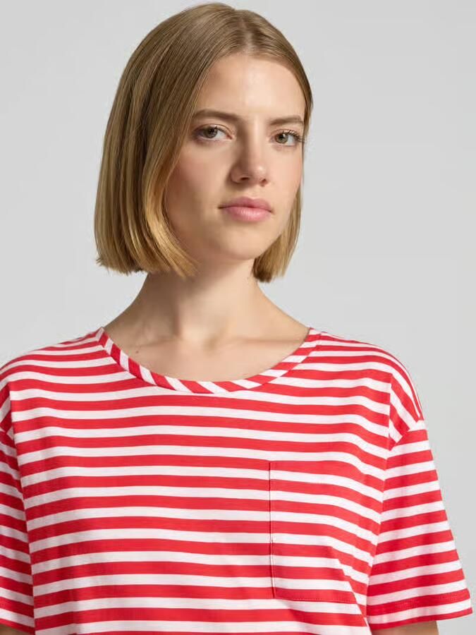 Monari T-shirt in all-over look met ronde hals - Foto 2