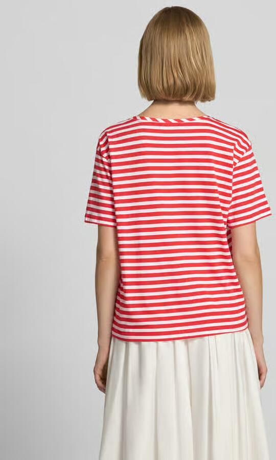 Monari T-shirt in all-over look met ronde hals - Foto 3