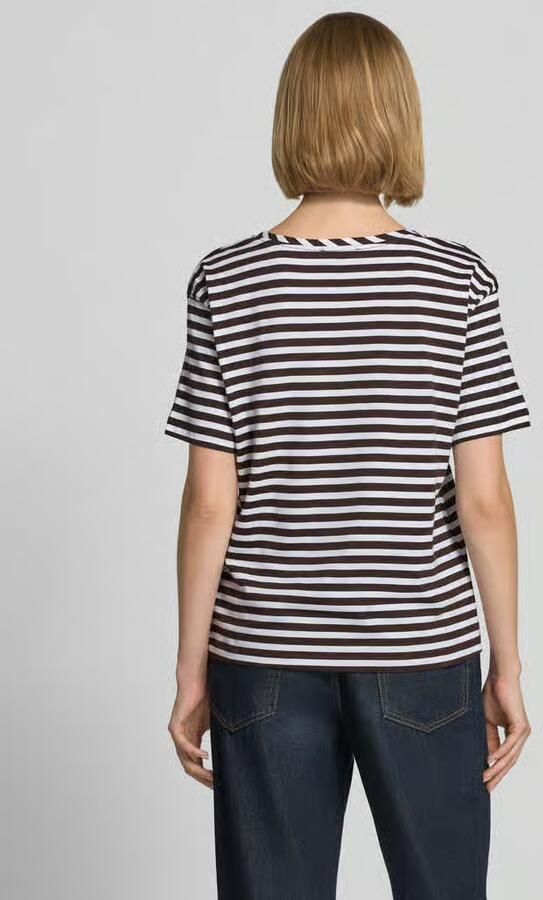 Monari T-shirt in all-over look met ronde hals - Foto 3