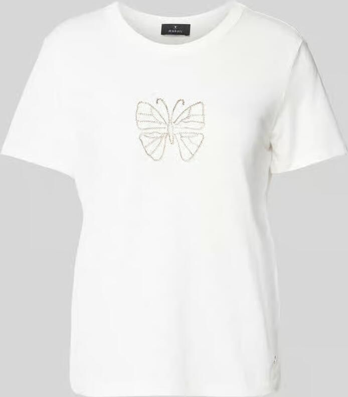 Monari T-shirt met labeldetail - Foto 2