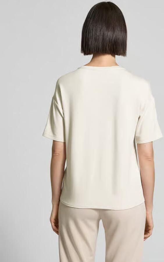 Monari T-shirt met labeldetail