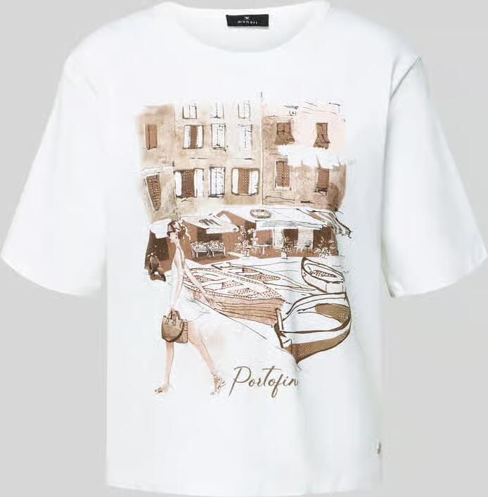 Monari T-shirt met motiefprint model 'City' - Foto 2