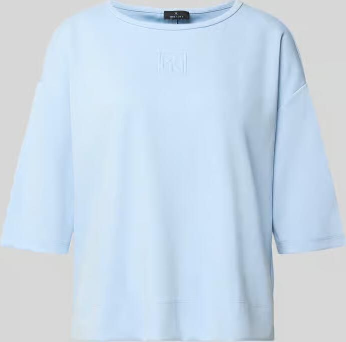 Monari T-shirt met ronde hals en logo - Foto 2
