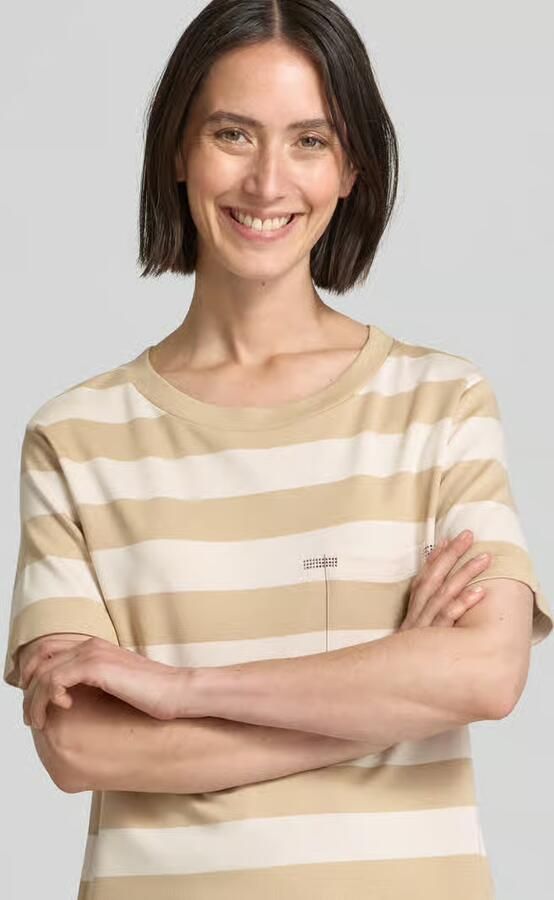 Monari T-shirt met siersteentjes