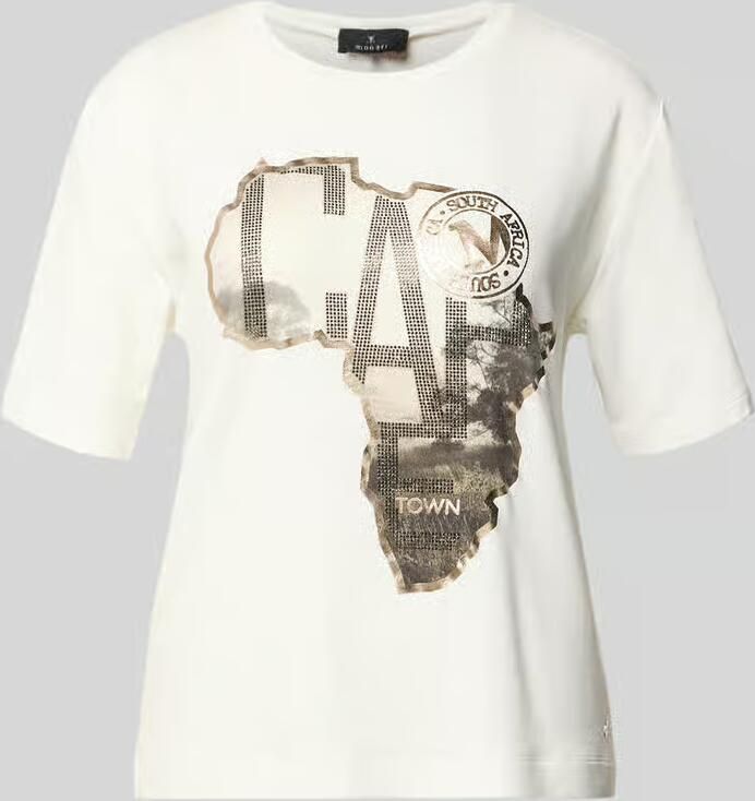Monari T-shirt met siersteentjes - Foto 2