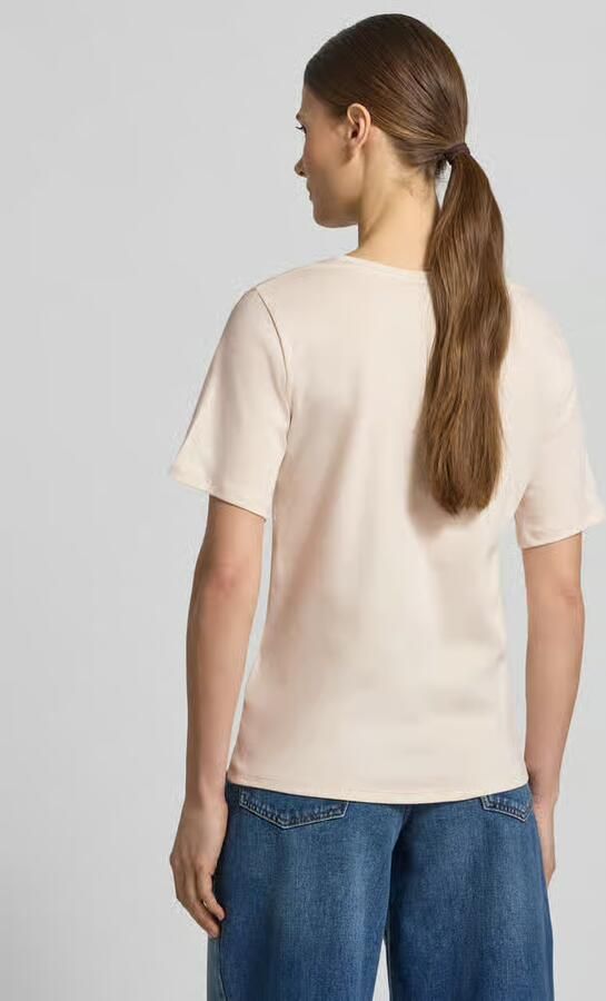 Monari T-shirt met strass-steentjes
