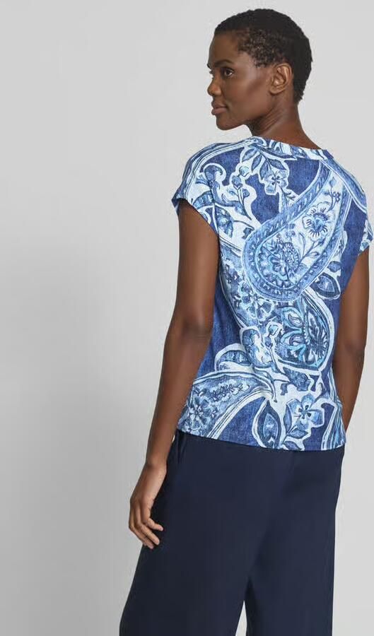 Monari T-shirt met tuniekkraag