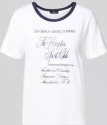 Monari T-shirt van viscosemix model 'Hamptons Spirit'