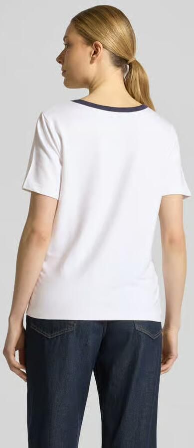 Monari T-shirt van viscosemix model 'Hamptons Spirit' - Foto 3