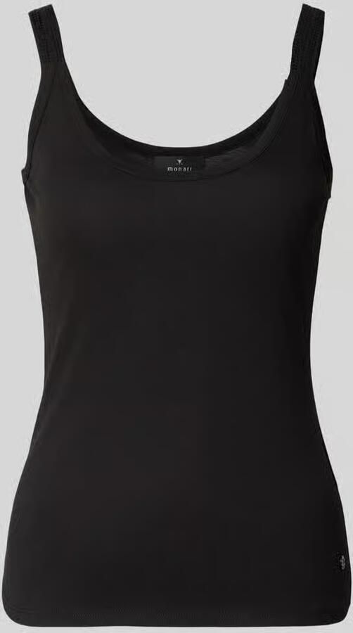 Monari Tanktop met ronde hals en labeldetail - Foto 2