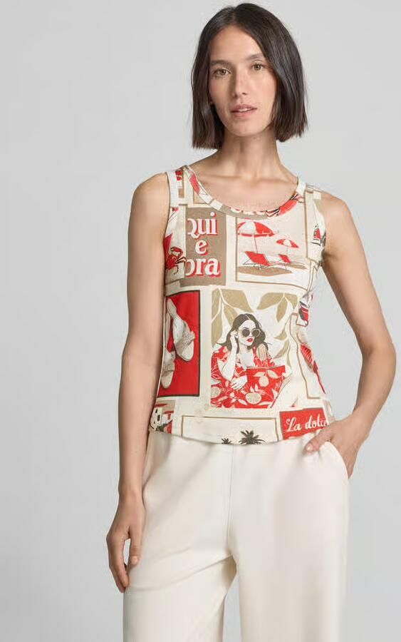Monari Top met motiefprints - Foto 2