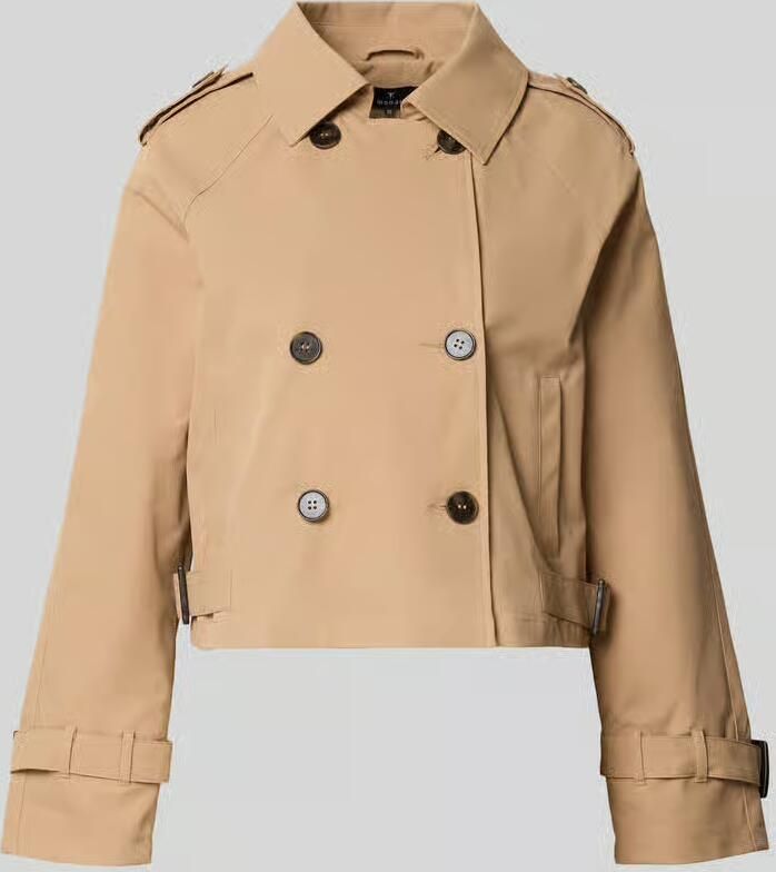 Monari trench jack met steekzakken en kentkraag - Foto 2