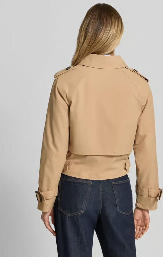 Monari trench jack met steekzakken en kentkraag - Foto 3