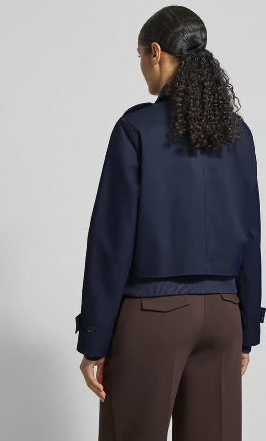 Monari Trenchcoat met mouwsluitingen