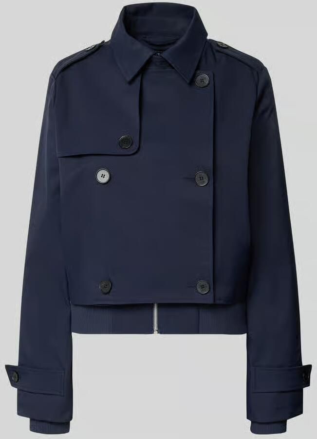 Monari Trenchcoat met mouwtrensjes