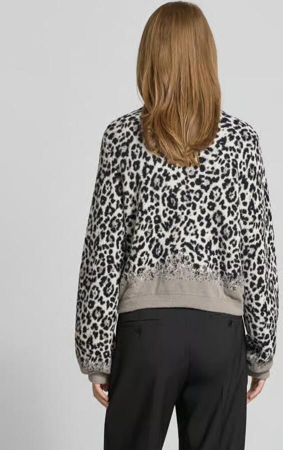 Monari Vest met ronde hals