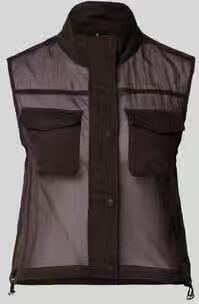 Monari Weste in semitransparant design