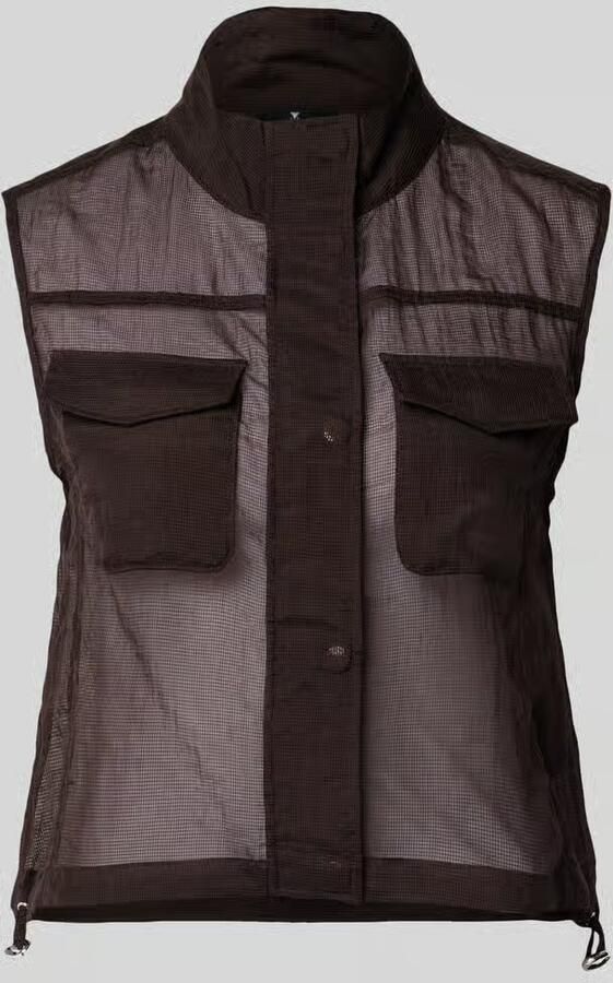 Monari Weste in semitransparant design