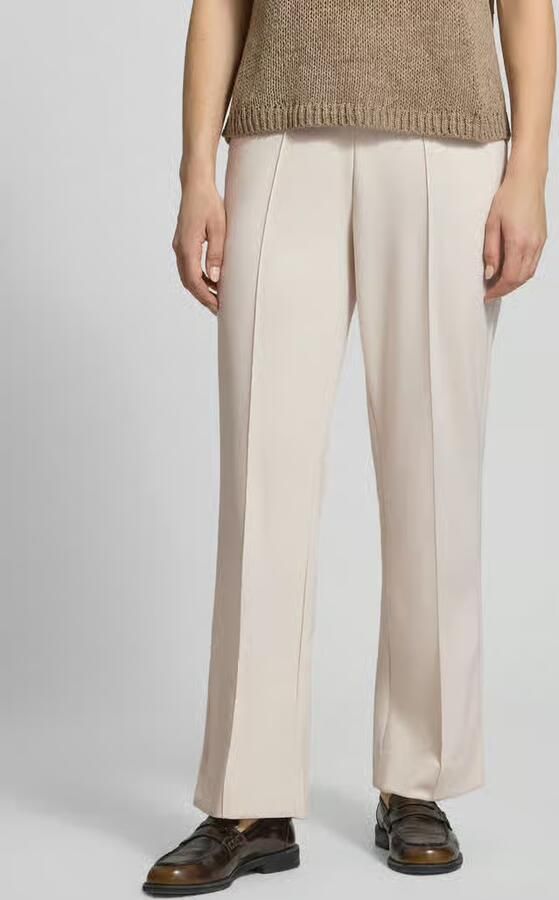 Monari wide fit stoffen broek met viscose model 'Lurex' - Foto 3