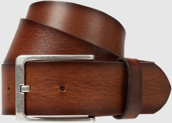 Monti Leren riem met doornsluiting model 'Dallas'