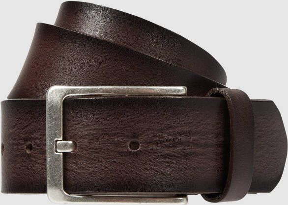 Monti Leren riem met doornsluiting model 'Dallas'