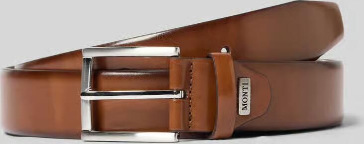 MONTI Leren riem 3 5 cm breed klassiek-business inkortbaar tot cm