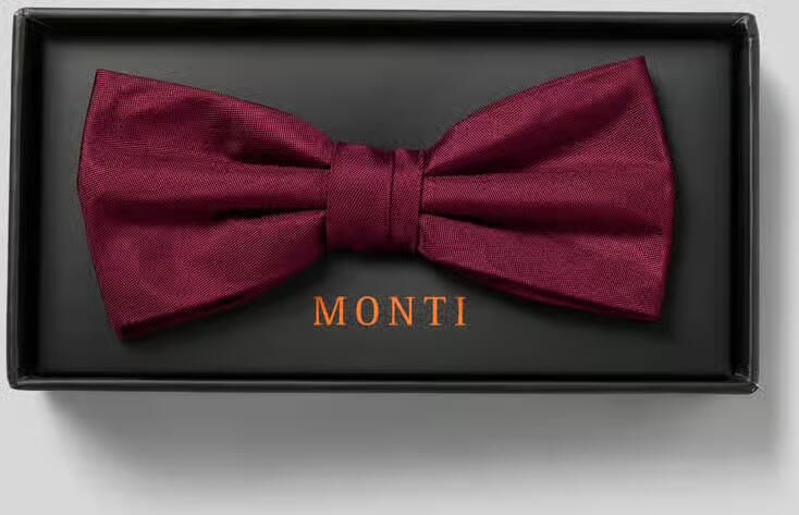 MONTI Vlinderdasje Felipe Pure zijde effen kleuren