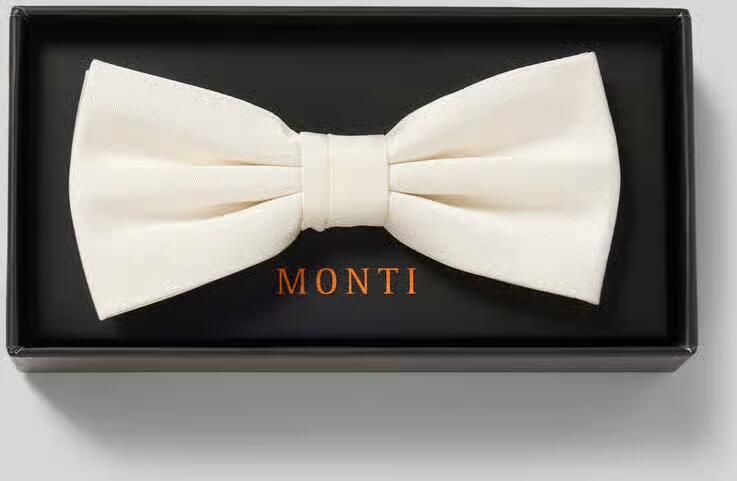 MONTI Vlinderdasje FREDERICO van zuiver zijde edele look & feestelijke elegantie - Foto 5