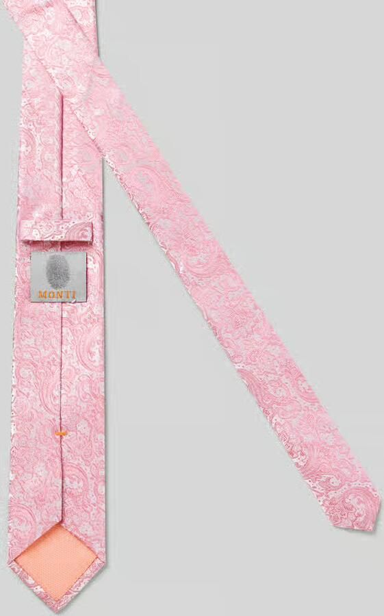 MONTI Stropdas Lelio Stropdas van pure zijde paisley-patroon - Foto 3
