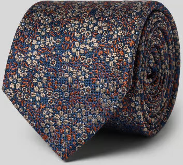 MONTI Stropdas van zijde in all-over look (7 5 cm) - Foto 2