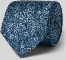 MONTI Stropdas van zijde in all-over look (7 5 cm)