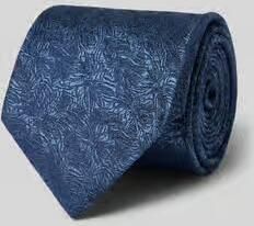 MONTI Stropdas van zijde in all-over look (7 5 cm)