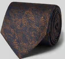 MONTI Stropdas van zijde in all-over look (7 5 cm)