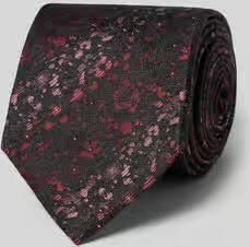 MONTI Stropdas van zijde in all-over look (7 5 cm)