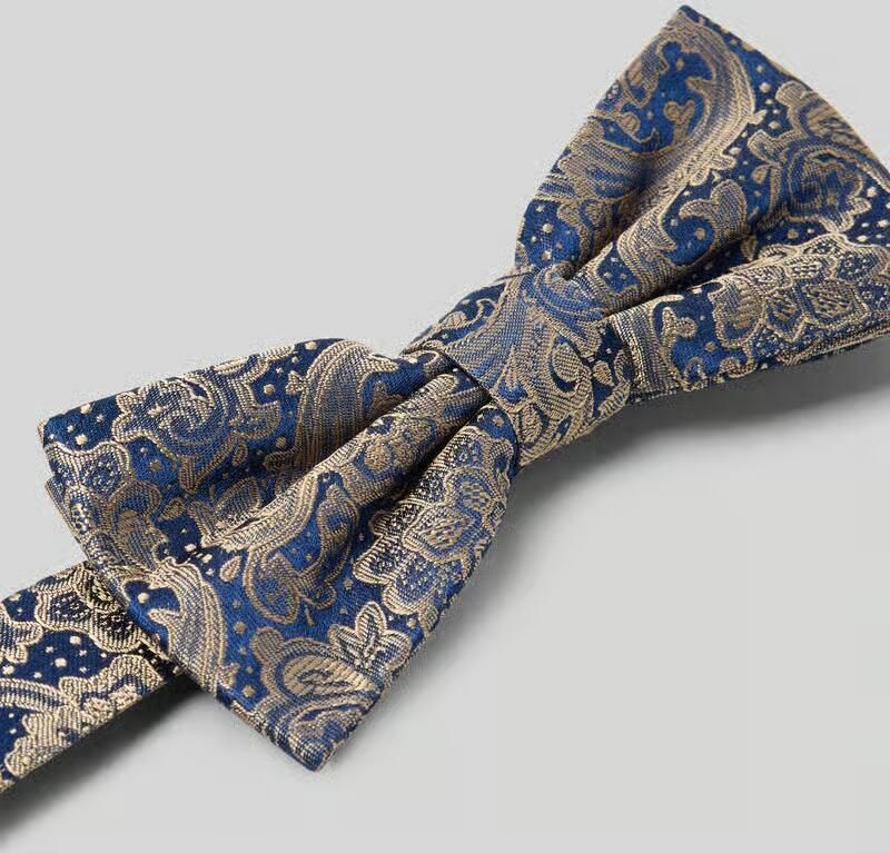 Monti Zijden strik met paisleymotief model 'Flavio' - Foto 2