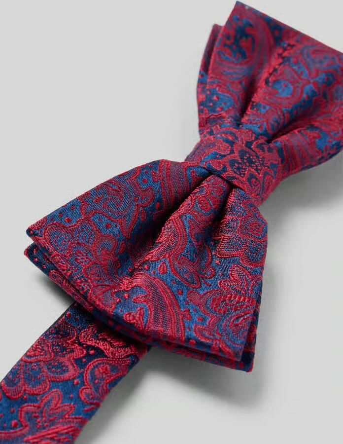 Monti Zijden strik met paisleymotief model 'Flavio' - Foto 2