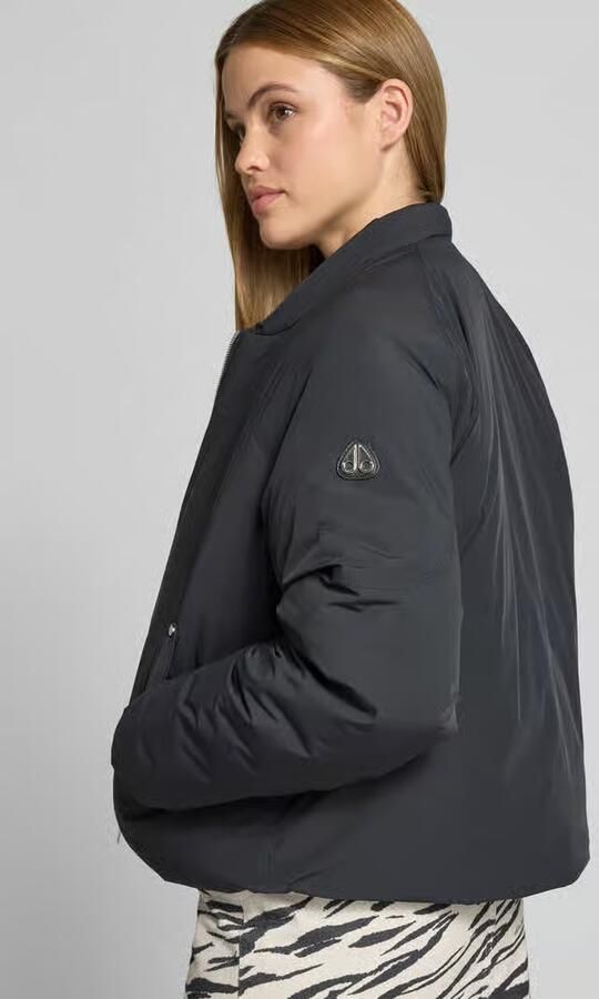Moose Knuckles Bomberjack met vulling van dons en veren