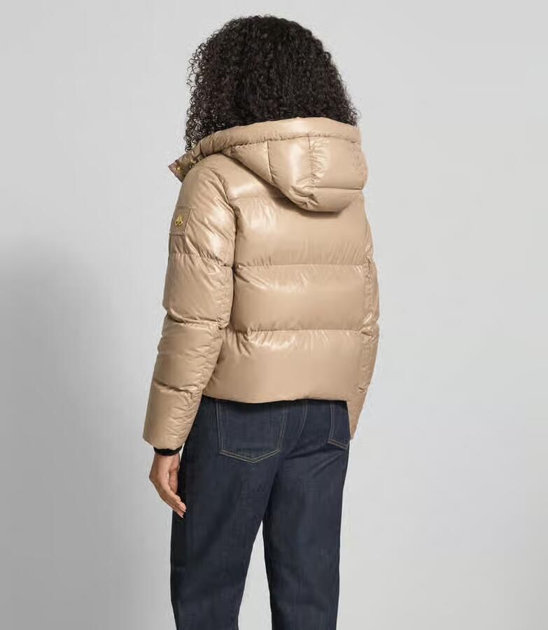 Moose Knuckles Gewatteerd regular fit jack met capuchon