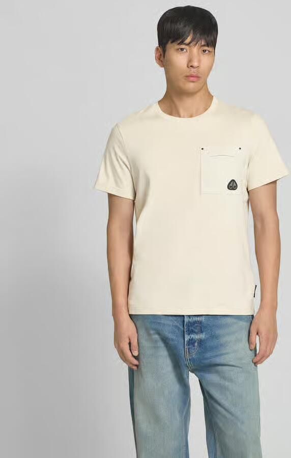 Moose Knuckles Regular fit t-shirt met borstzak - Foto 2