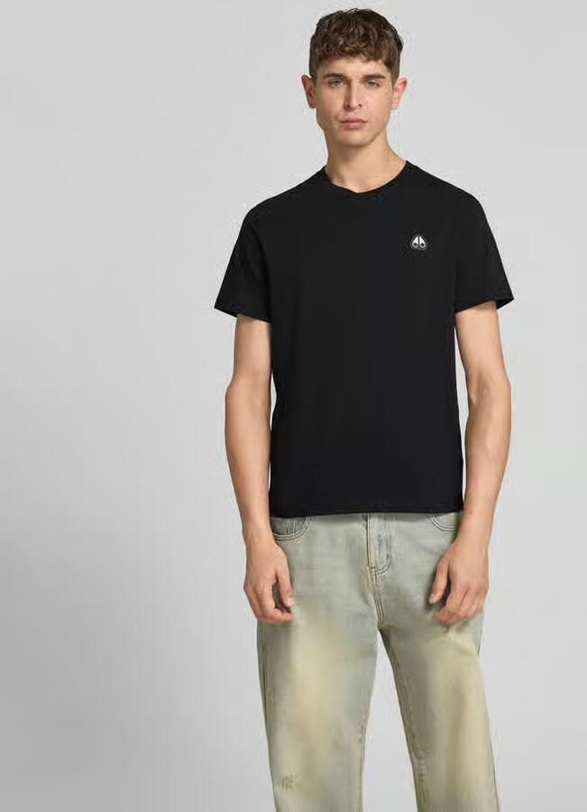 Moose Knuckles Regular Fit t-shirt met logodetail - Foto 2