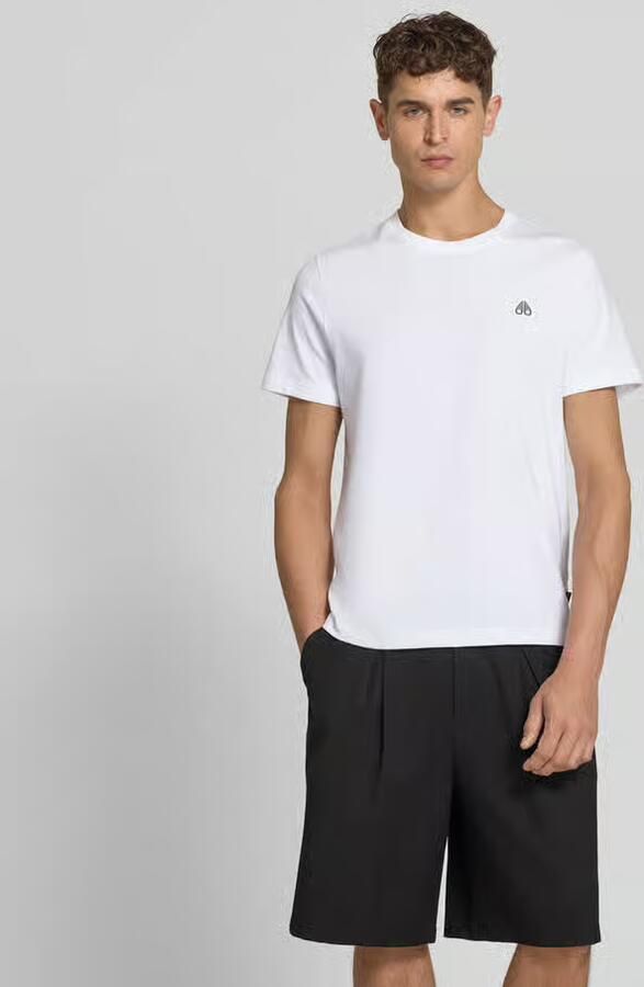 Moose Knuckles Regular Fit t-shirt met logodetail - Foto 2
