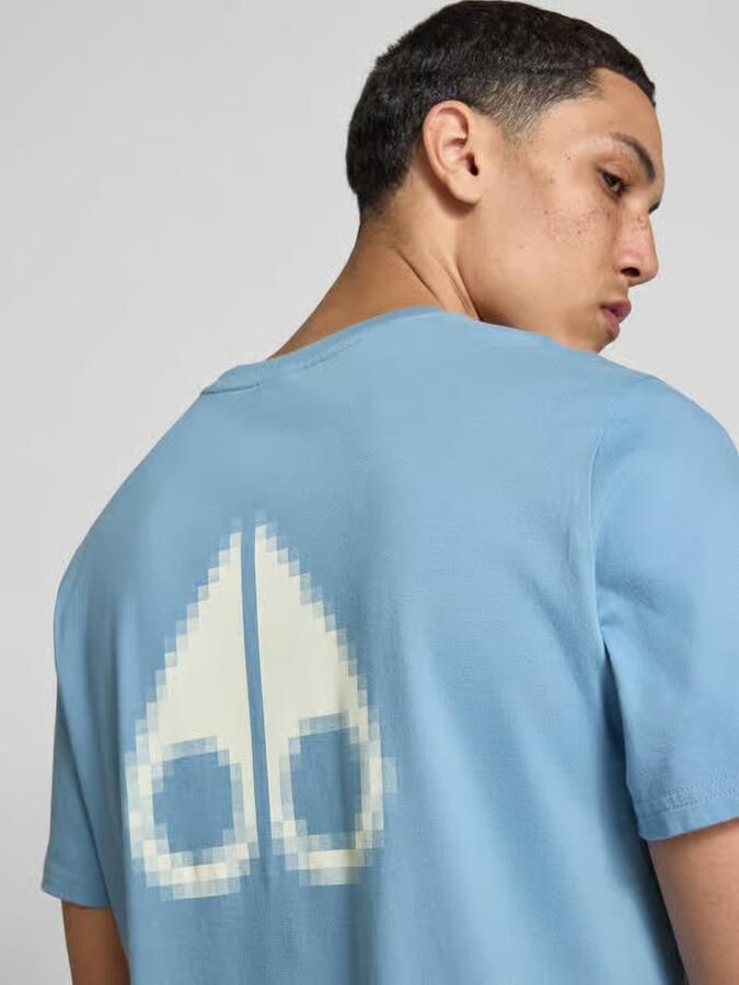 Moose Knuckles T-shirt met labelprint