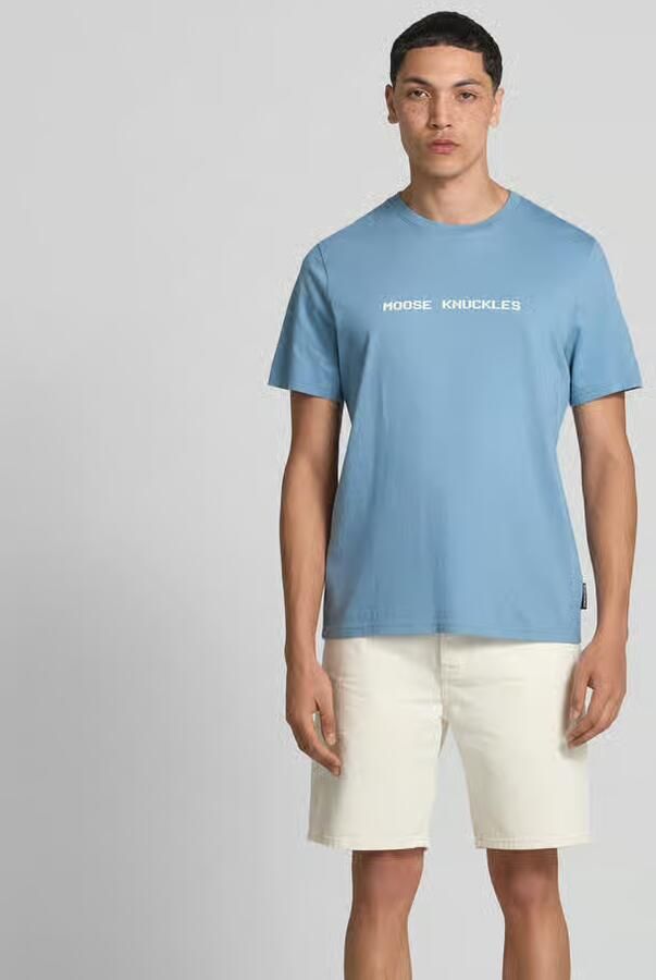 Moose Knuckles T-shirt met labelprint - Foto 2