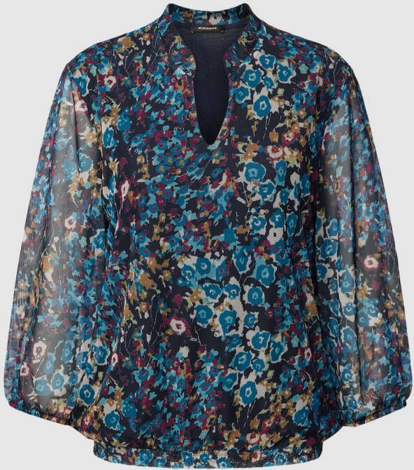 MORE & MORE Blouse met all-over motief