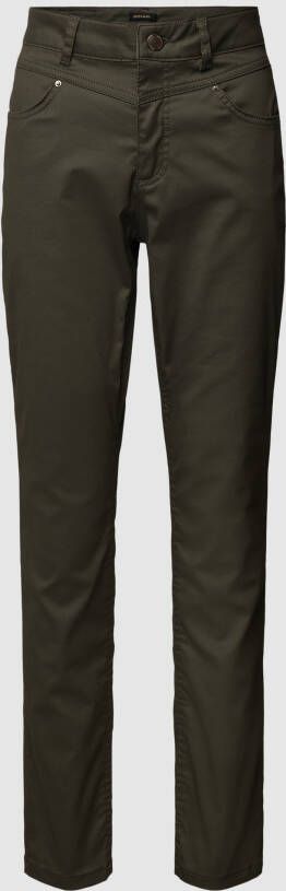 MORE & MORE Broek in leerlook